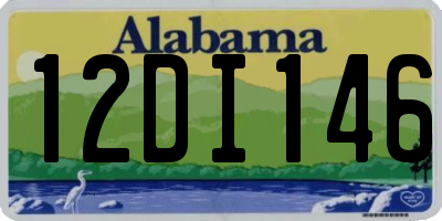 AL license plate 12DI146