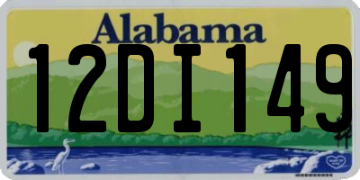 AL license plate 12DI149