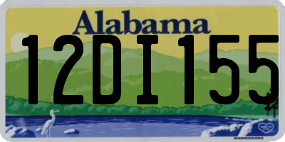 AL license plate 12DI155