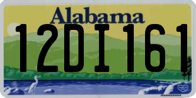AL license plate 12DI161