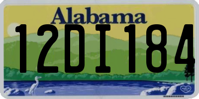 AL license plate 12DI184