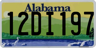 AL license plate 12DI197