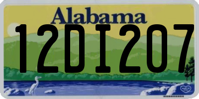 AL license plate 12DI207