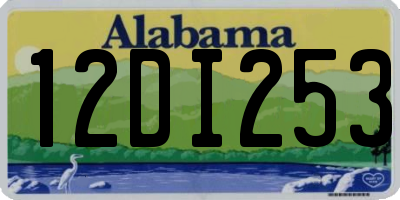 AL license plate 12DI253
