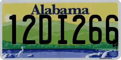 AL license plate 12DI266