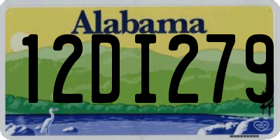 AL license plate 12DI279