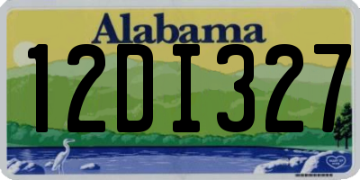 AL license plate 12DI327