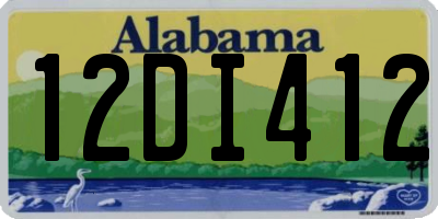 AL license plate 12DI412