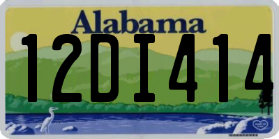 AL license plate 12DI414