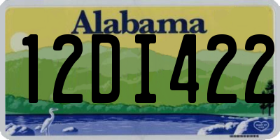 AL license plate 12DI422