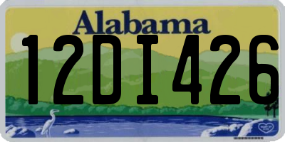 AL license plate 12DI426