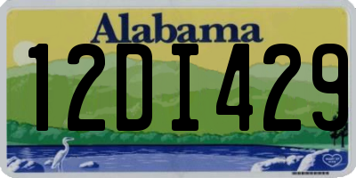 AL license plate 12DI429