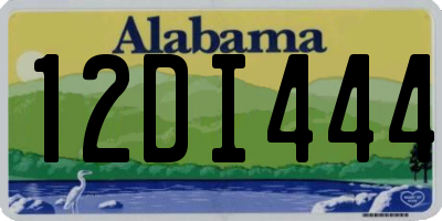 AL license plate 12DI444