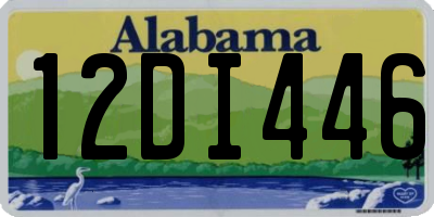 AL license plate 12DI446