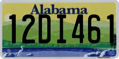 AL license plate 12DI461