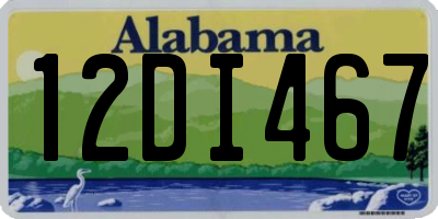 AL license plate 12DI467