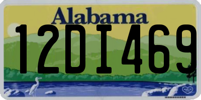 AL license plate 12DI469
