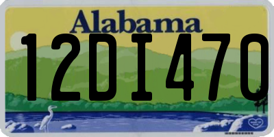 AL license plate 12DI470