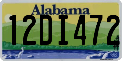 AL license plate 12DI472