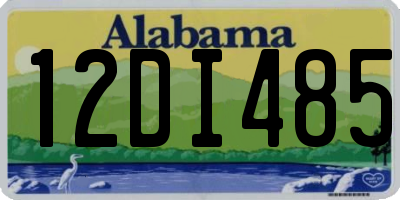 AL license plate 12DI485