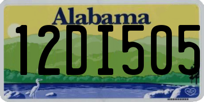 AL license plate 12DI505