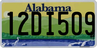 AL license plate 12DI509
