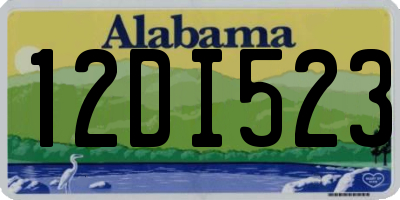 AL license plate 12DI523