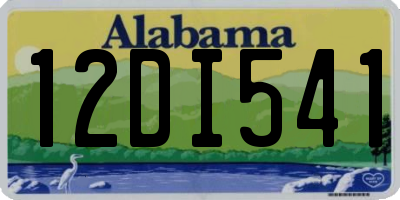 AL license plate 12DI541