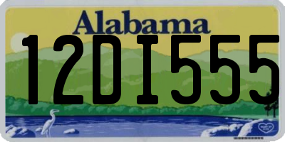 AL license plate 12DI555
