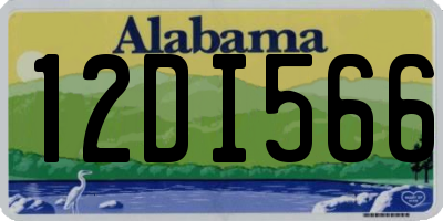 AL license plate 12DI566