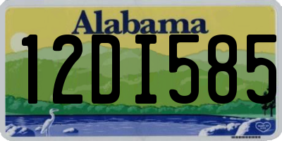 AL license plate 12DI585