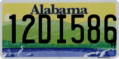 AL license plate 12DI586