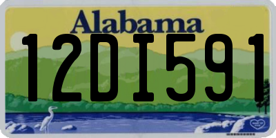 AL license plate 12DI591