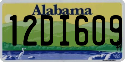 AL license plate 12DI609