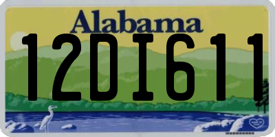 AL license plate 12DI611