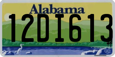 AL license plate 12DI613