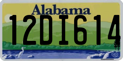AL license plate 12DI614