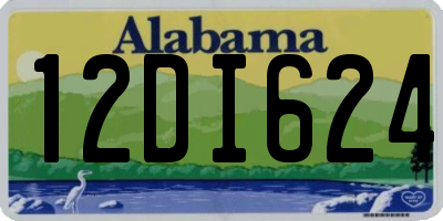 AL license plate 12DI624