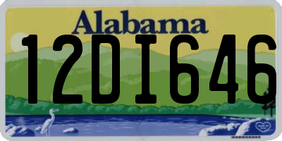 AL license plate 12DI646