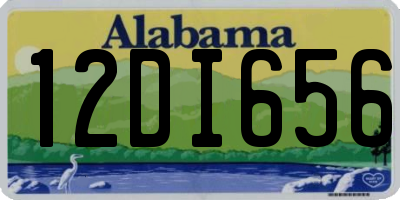 AL license plate 12DI656