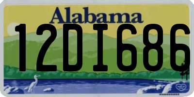 AL license plate 12DI686