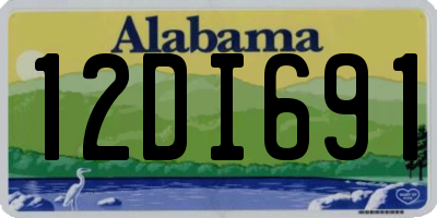 AL license plate 12DI691