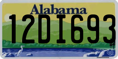 AL license plate 12DI693