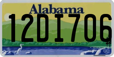AL license plate 12DI706