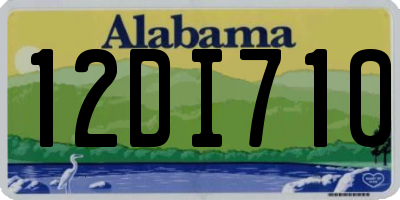 AL license plate 12DI710
