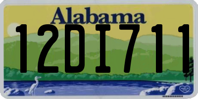 AL license plate 12DI711