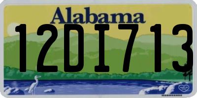 AL license plate 12DI713