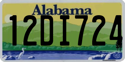 AL license plate 12DI724
