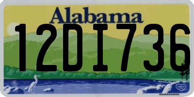 AL license plate 12DI736
