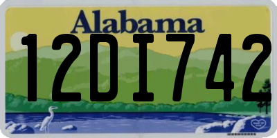 AL license plate 12DI742